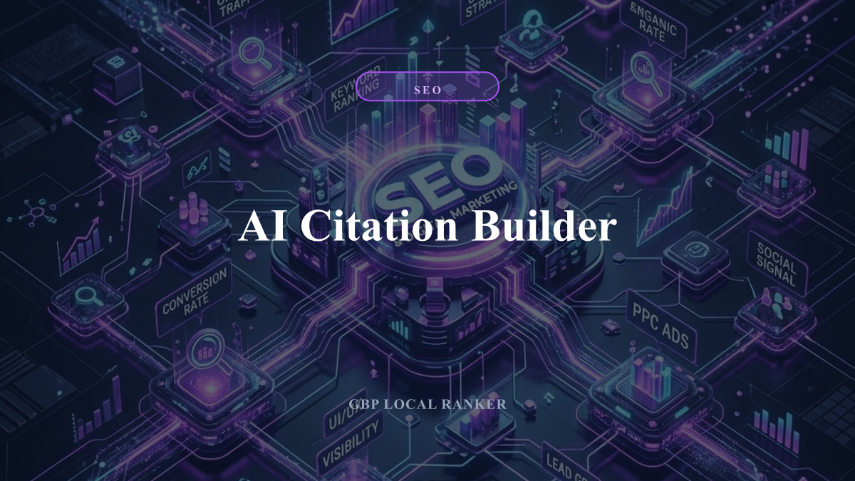 AI Citation Builder — local SEO visual guide