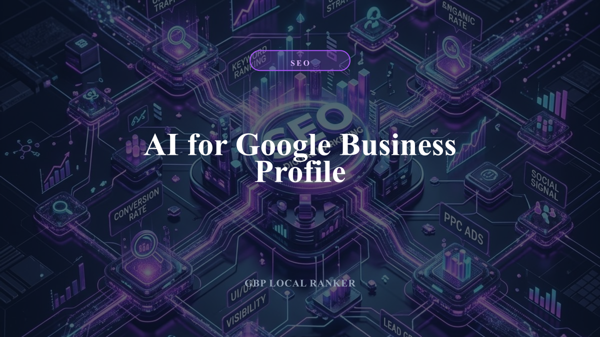 AI for Google Business Profile — local SEO visual guide