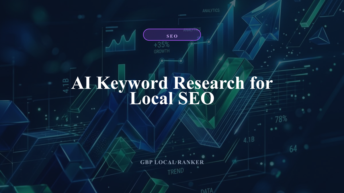 AI Keyword Research for Local SEO — local SEO visual guide