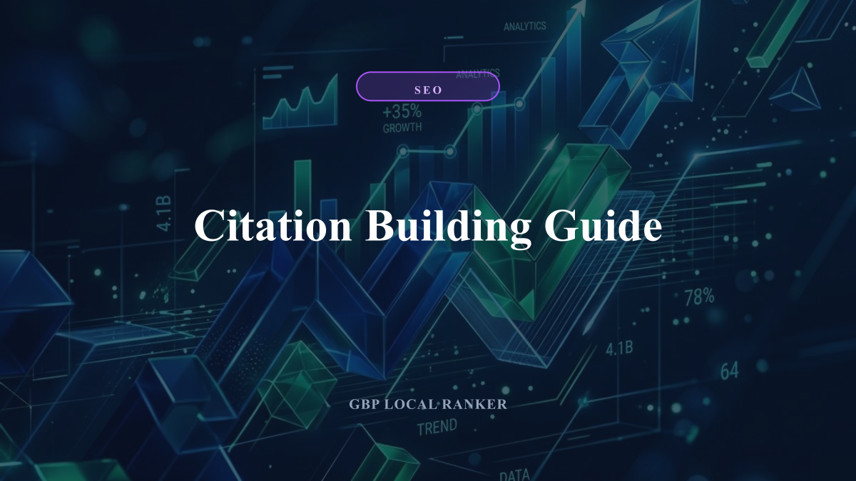 Citation Building Guide — local SEO visual guide