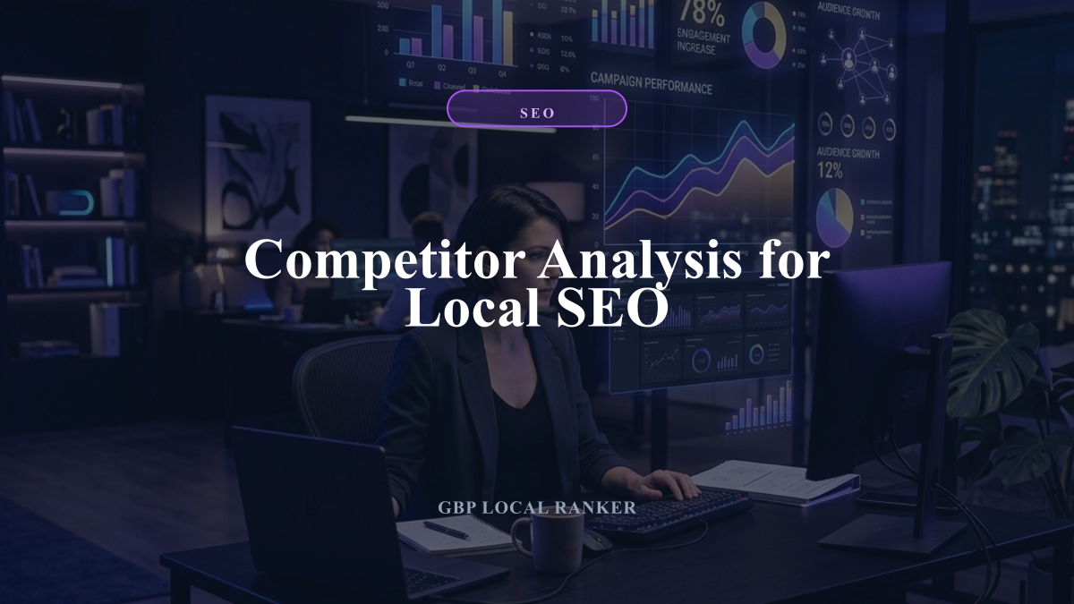 Competitor Analysis for Local SEO — local SEO visual guide