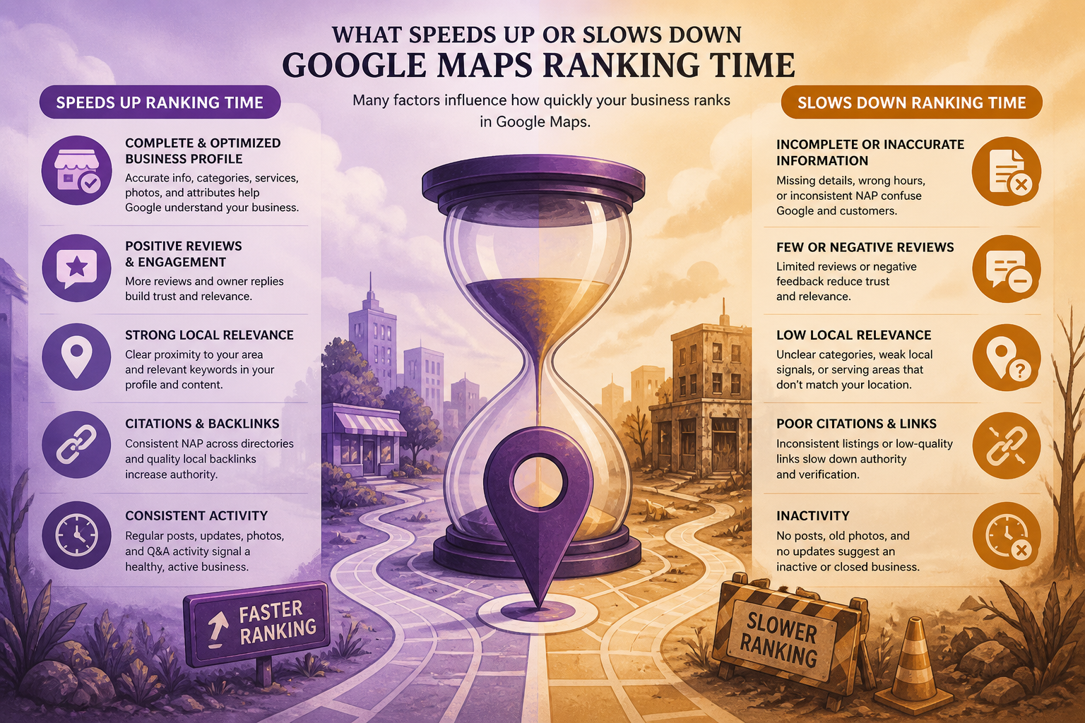 Factors influencing how long it takes a Google Business Profile to rank