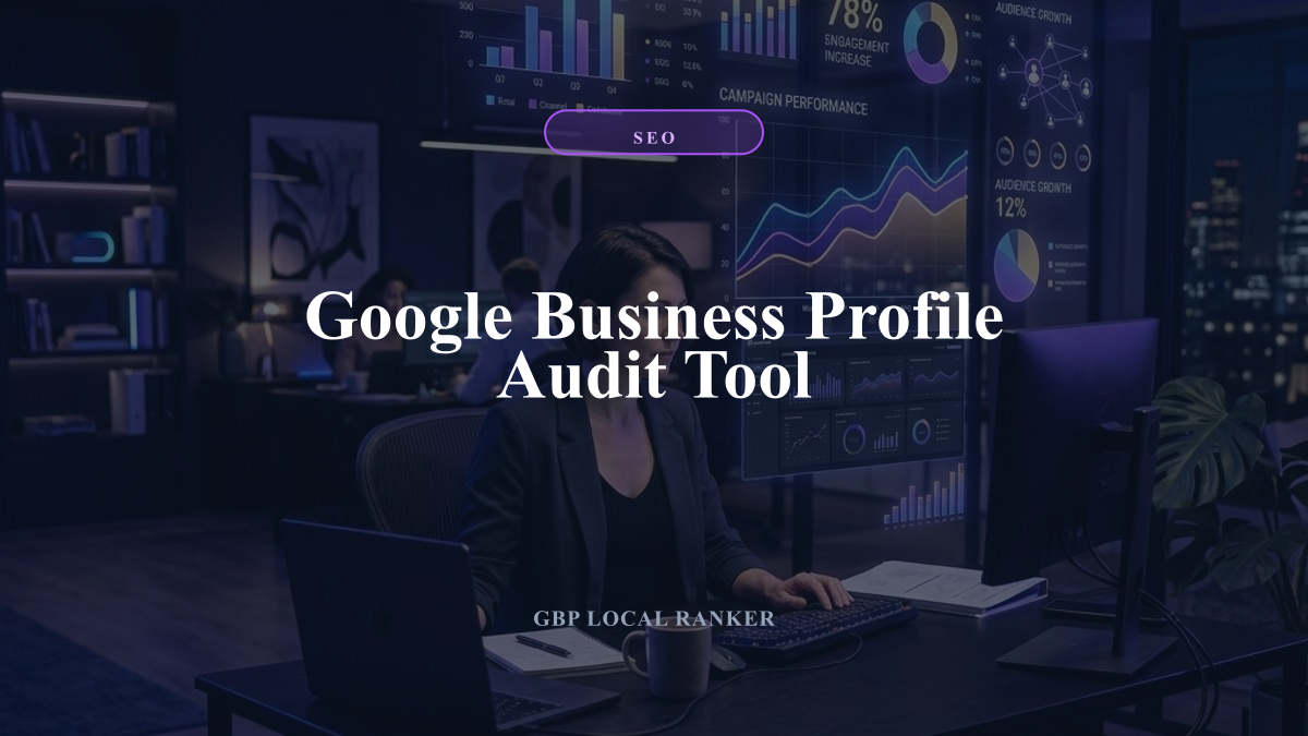 Google Business Profile Audit Tool — local SEO visual guide