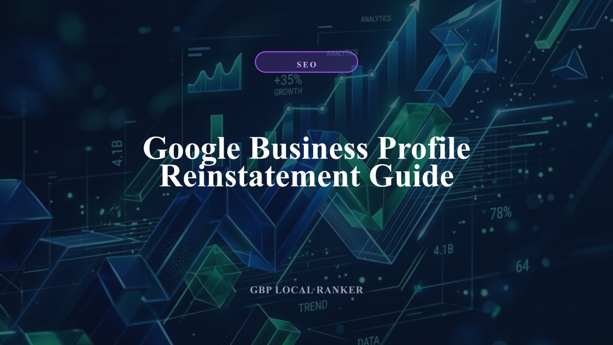 Google Business Profile Reinstatement Guide — local SEO visual guide