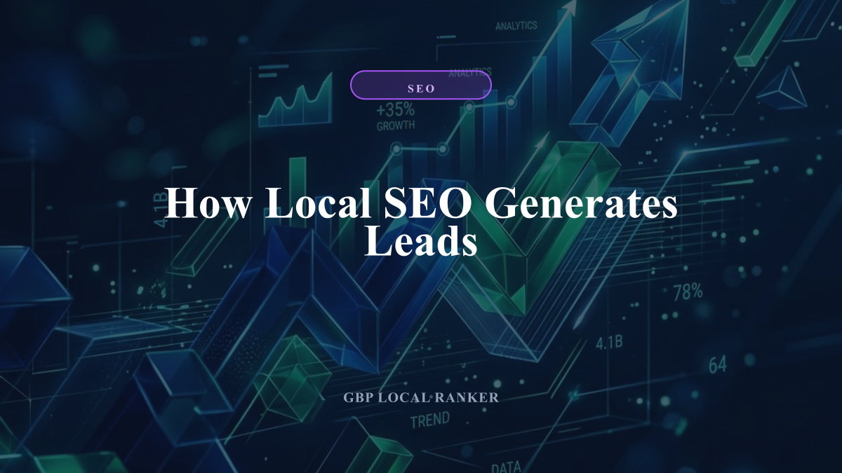 How Local SEO Generates Leads — local SEO visual guide