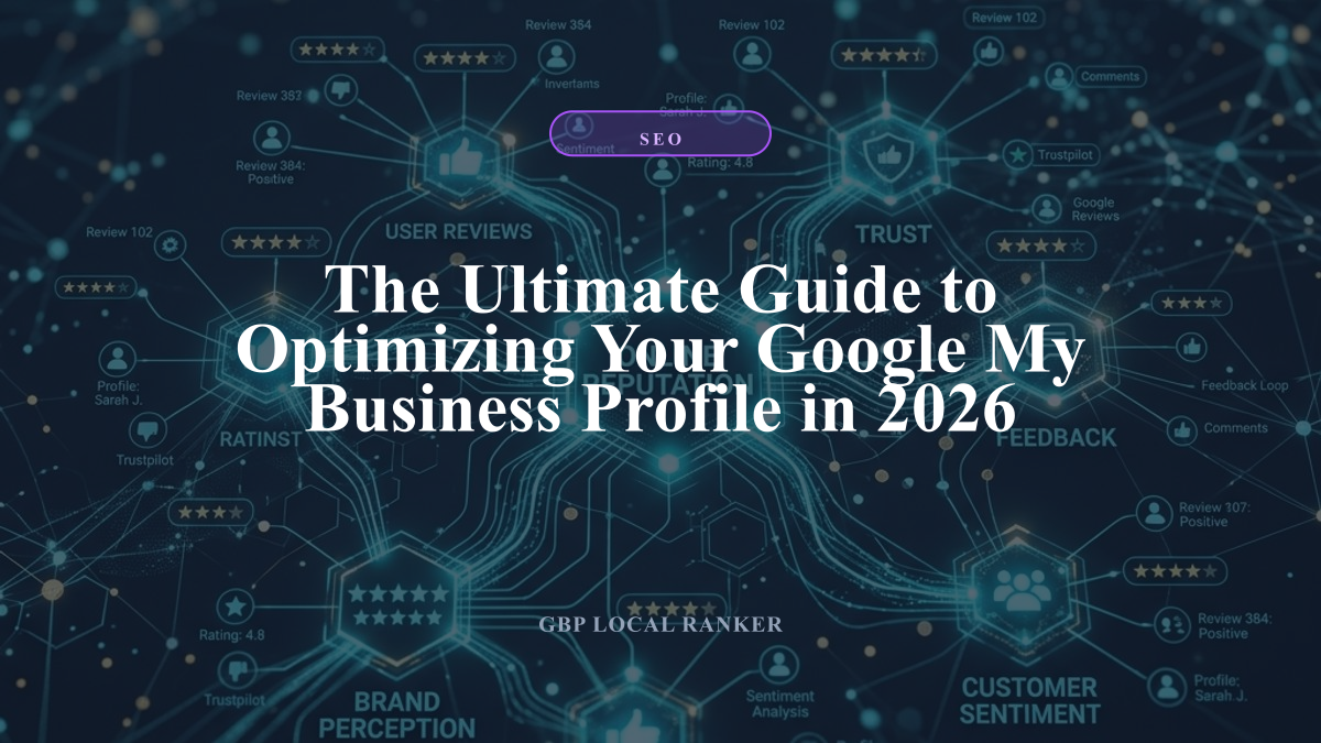 The Ultimate Guide to Optimizing Your Google My Business Profile in 2026 — local SEO visual guide