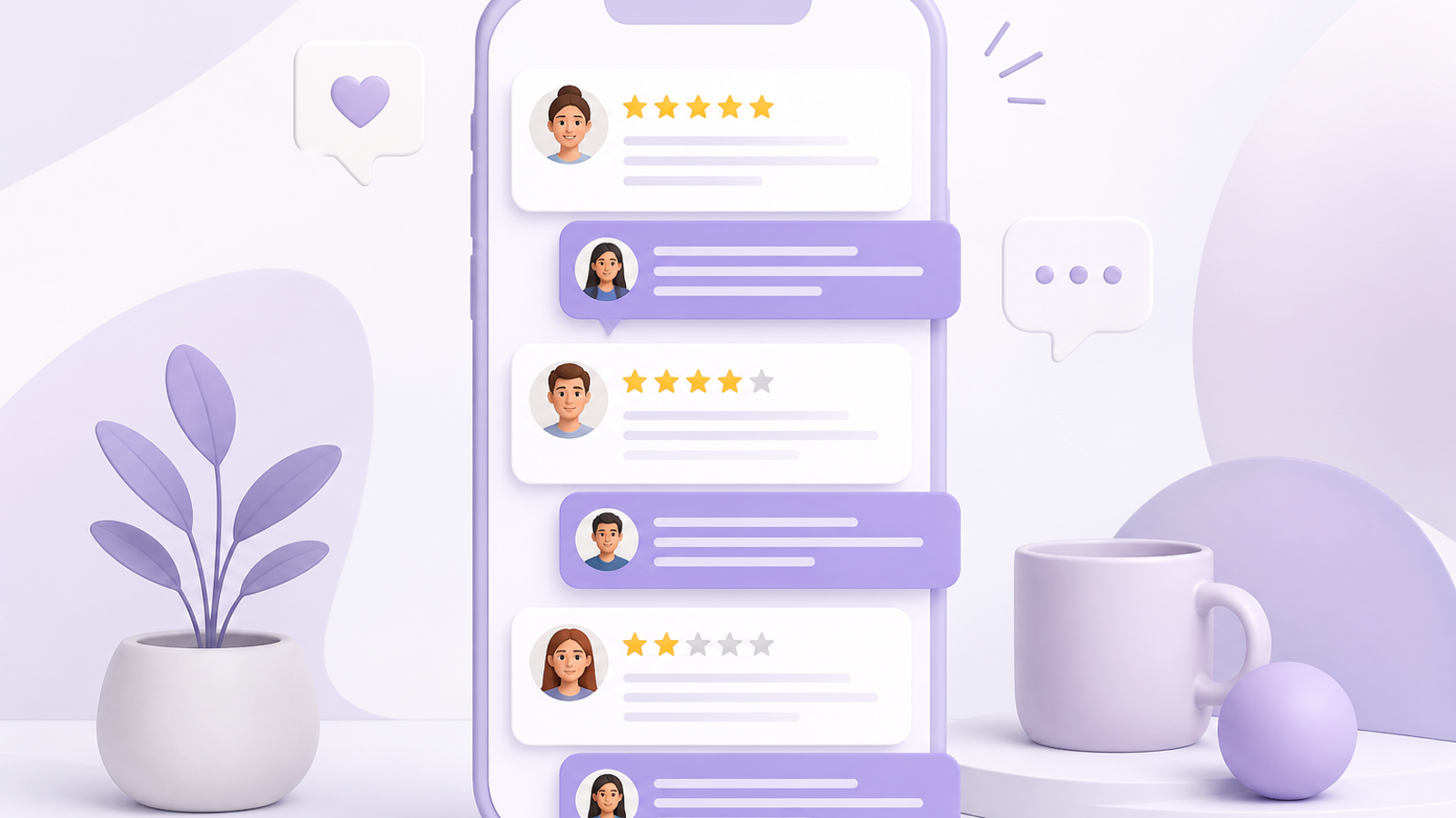 Responding to Google reviews on a phone