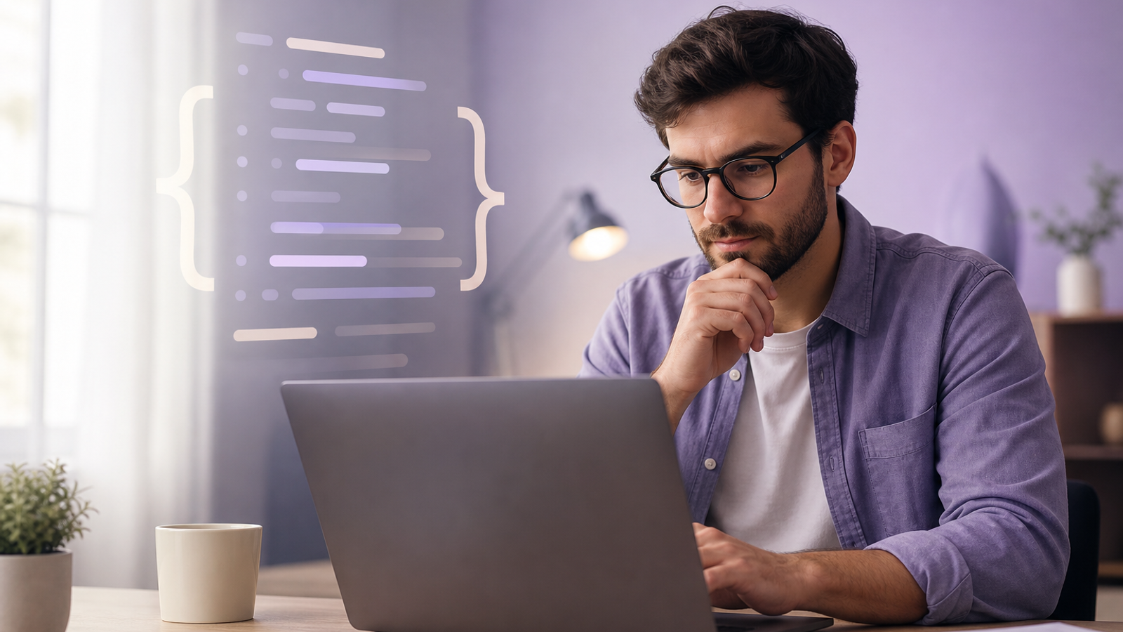 Developer preparing LocalBusiness schema markup for a local website