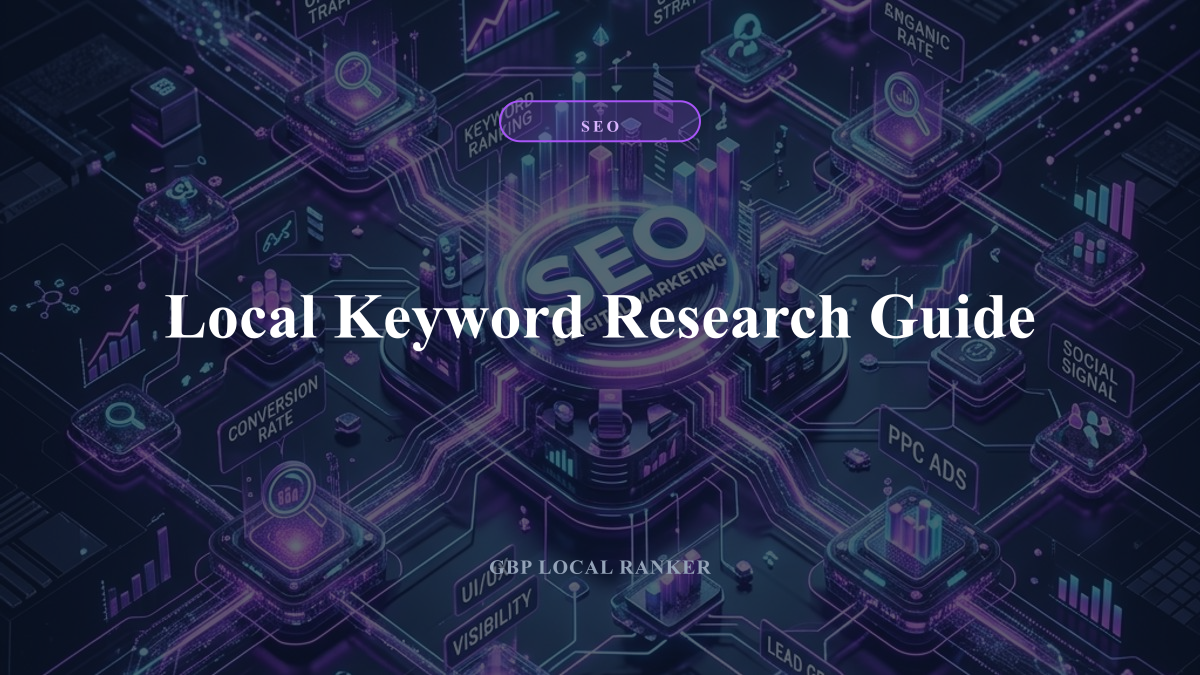 Local Keyword Research Guide — local SEO visual guide