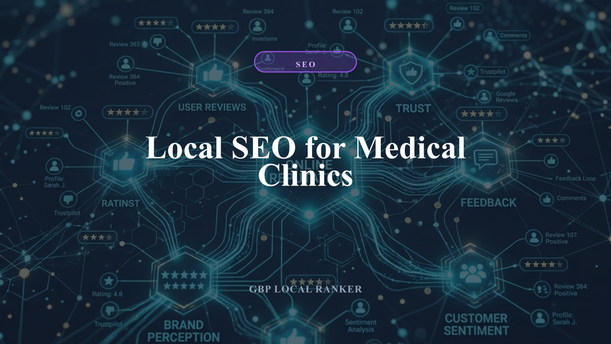 Local SEO for Medical Clinics — local SEO visual guide