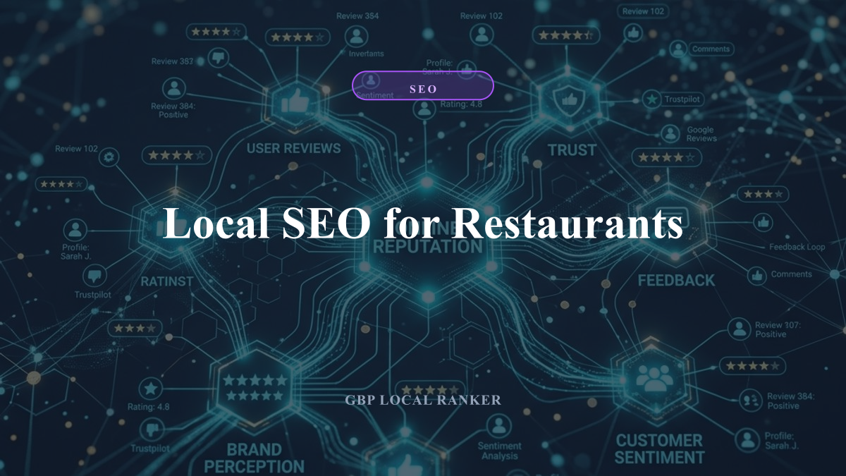 Local SEO for Restaurants — local SEO visual guide