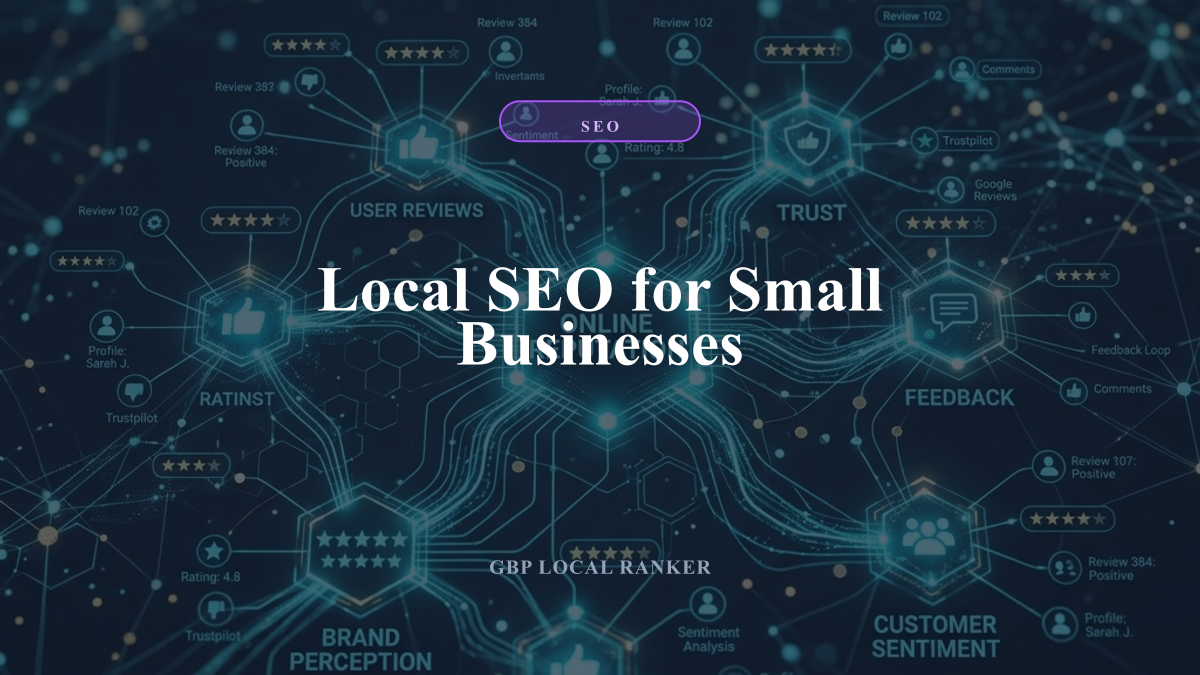 Local SEO for Small Businesses — local SEO visual guide