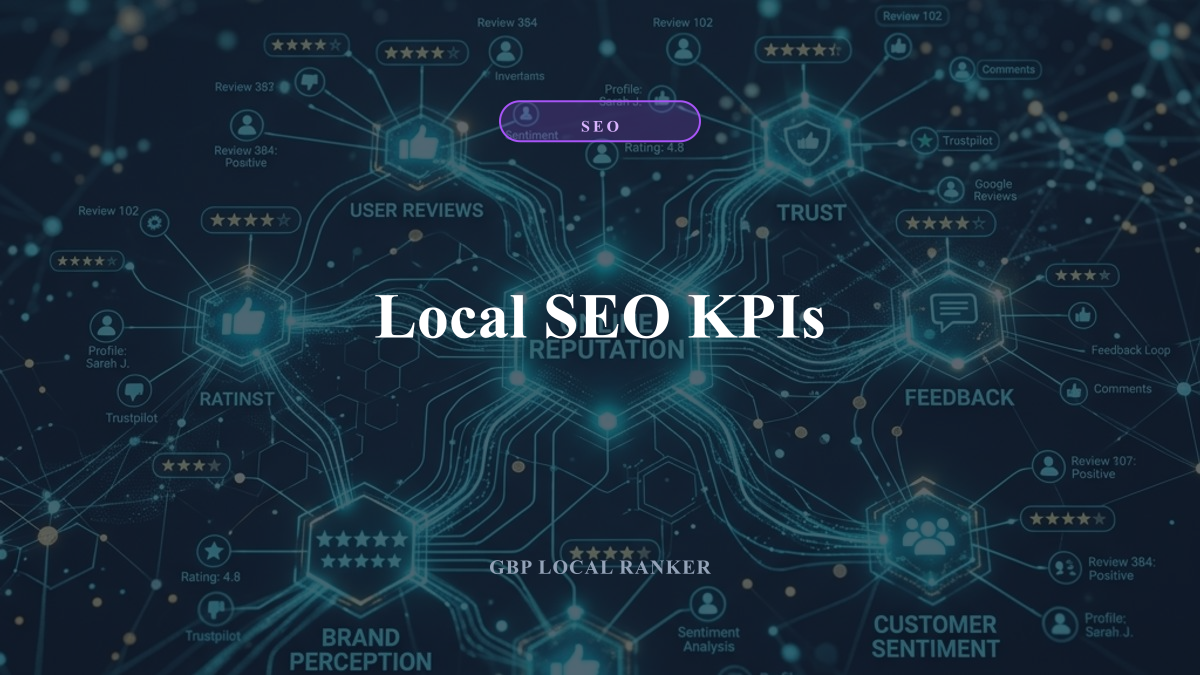 Local SEO KPIs — local SEO visual guide