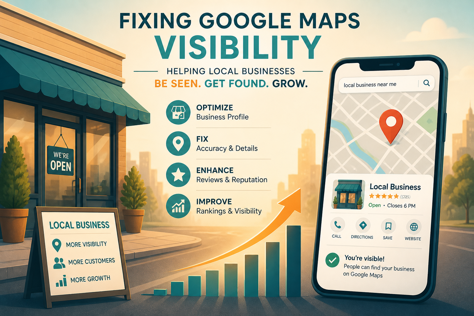 Checklist for fixing a Google Business Profile that is not appearing on Google Maps