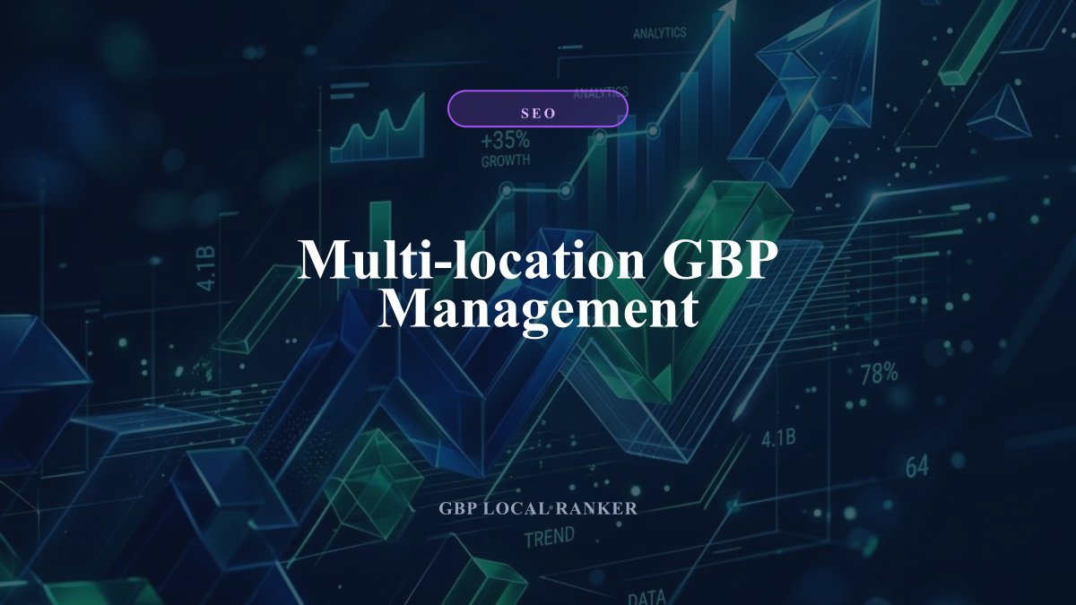 Multi-location GBP Management — local SEO visual guide