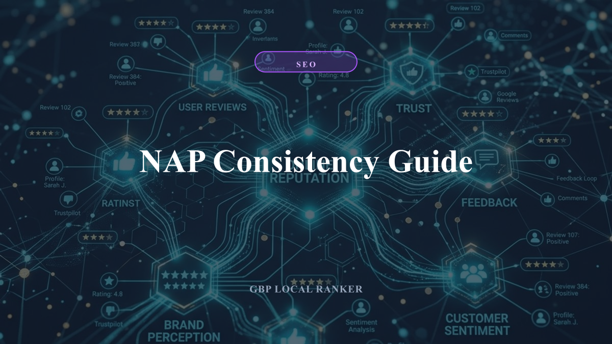 NAP Consistency Guide — local SEO visual guide
