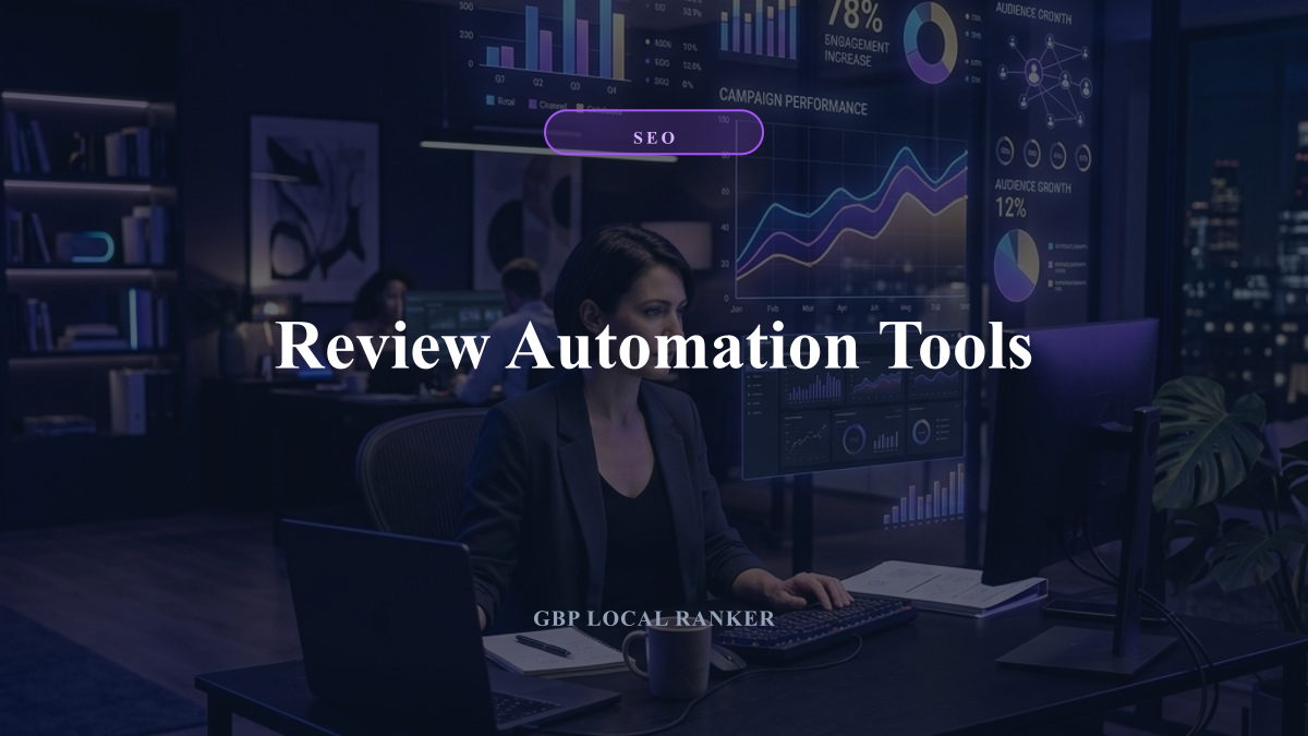 Review Automation Tools — local SEO visual guide