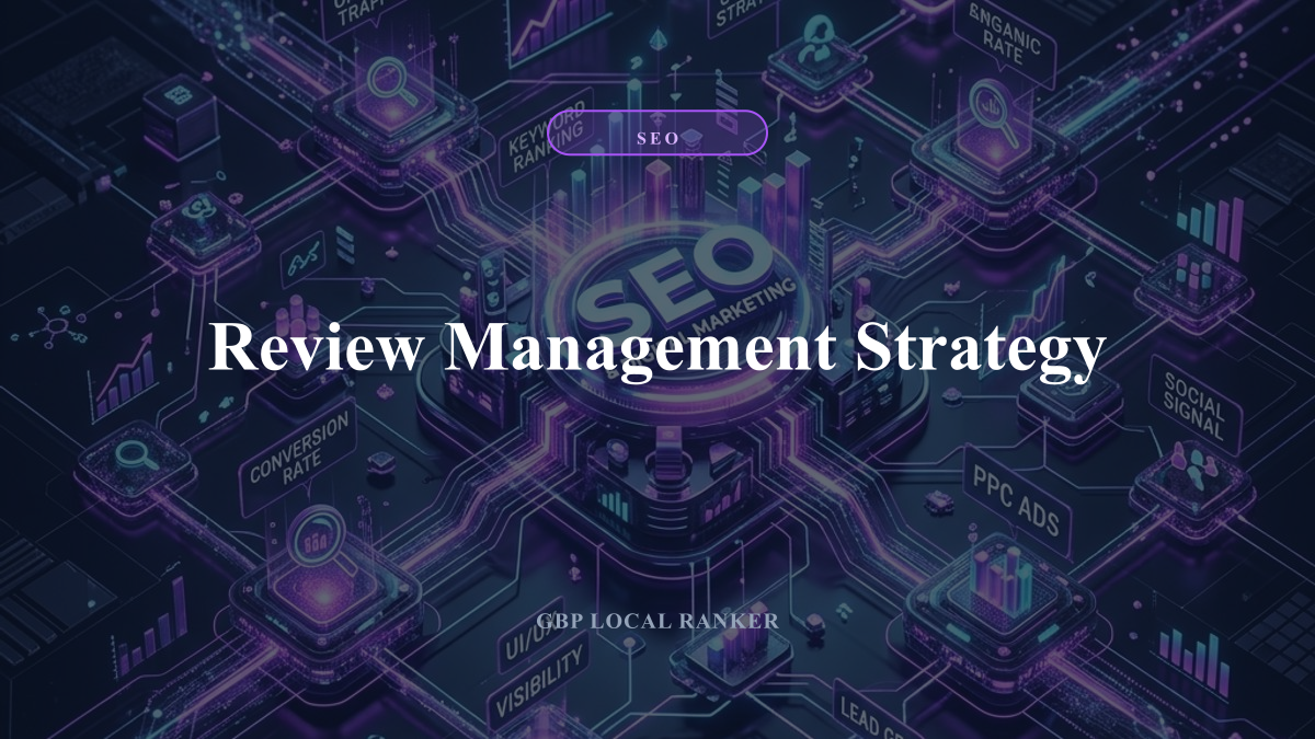 Review Management Strategy — local SEO visual guide