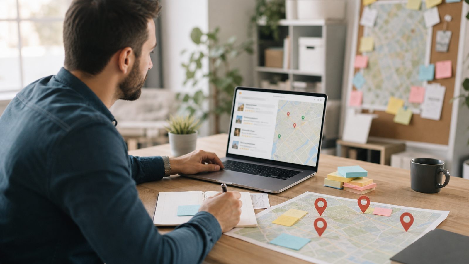 Local SEO strategist reviewing Google local search ranking factors