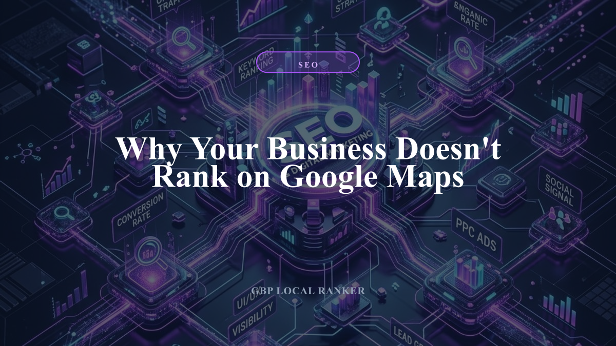 Why Your Business Doesn't Rank on Google Maps — local SEO visual guide